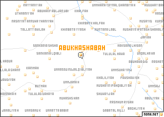 map of Abū Khashabah