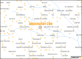 map of Abū Khunayzah