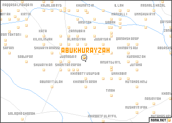 map of Abū Khurayzah