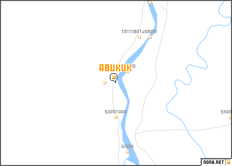 map of Abū Kūk