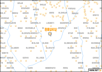 map of Abuku