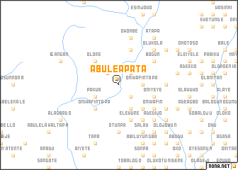 map of Abule Apata
