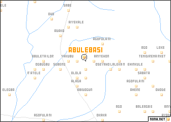 map of Abule Basi