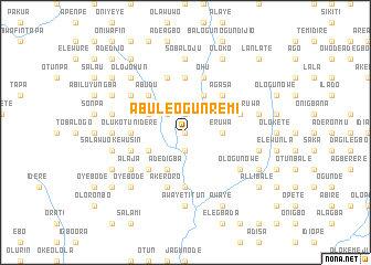 map of Abule Ogunremi