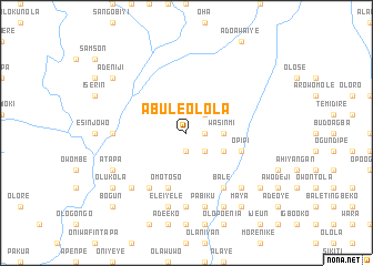 map of Abule Olola