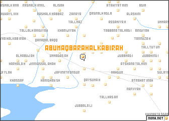 map of Abū Maqbarah al Kabīrah