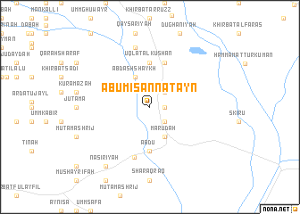 map of Abū Misannatayn