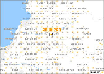 map of Abū Mīzān