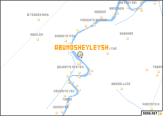 map of Abū Mosheyleysh