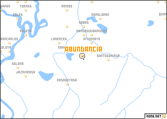 map of Abundancia