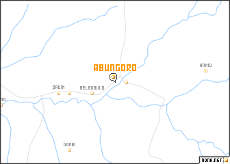 map of Abungoro