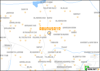 map of Abū Nuşayr