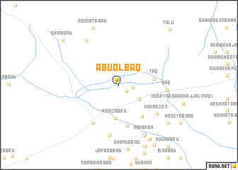 map of Abū ol Baq