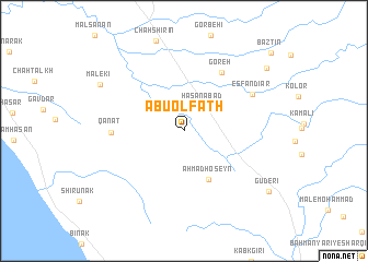 map of Abū ol Fatḩ