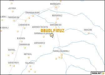 map of Abū ol Fīrūz