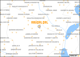 map of Abū Qalqal