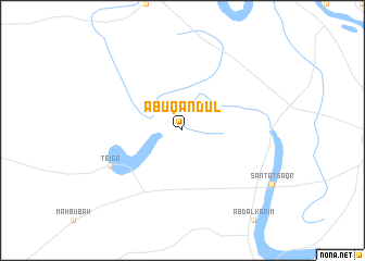map of Abū Qandūl