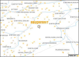 map of Abū Qarāmīţ