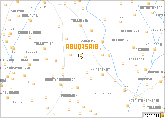 map of Abū Qaşāʼib