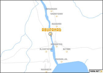 map of Abū Ramād