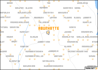 map of Abū Rhatté