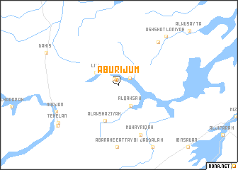 map of Abū Rijūm