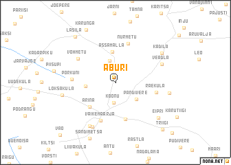 map of Aburi