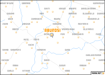 map of Aburosi