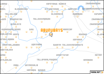 map of Abū Rubayş