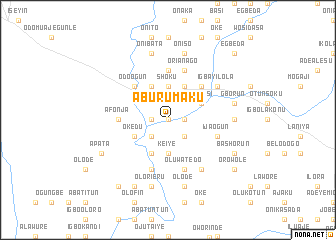 map of Aburumaku