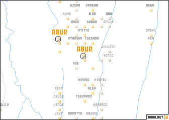 map of Abur
