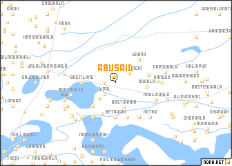 map of Abu Saīd