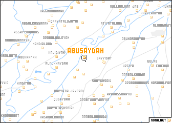 map of Abū Şaydah