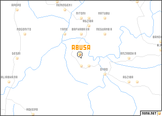 map of Abusa