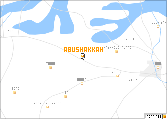 map of Abū Shakkah