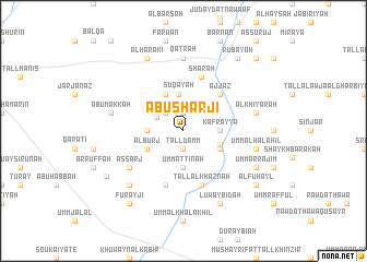 map of Abū Sharjī