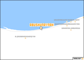 map of Abū Shunaynah