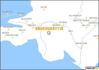 map of Abū Shuwayyir