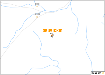 map of Abū Sikkīn
