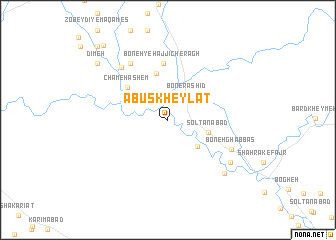 map of Abūskheylāt