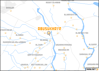 map of Abū Şukhayr