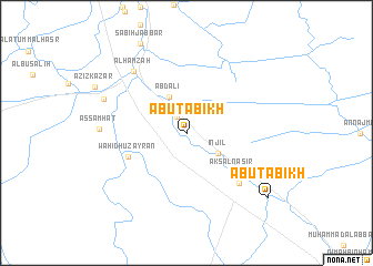 map of Abū Ţabīkh