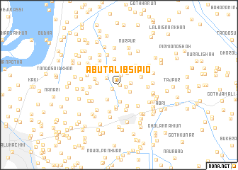 map of Abu Tālib Sipio