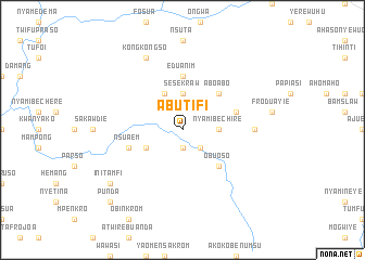 map of Abutifi