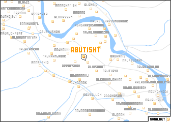 map of Abū Ţisht