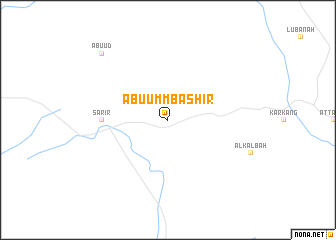 map of Abū Umm Bashīr