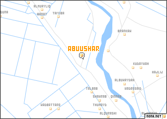 map of Abū ‘Ushar