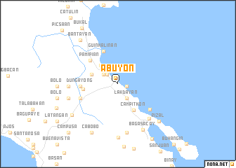 map of Abuyon