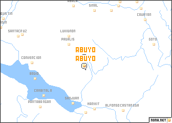 map of Abuyo