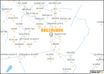 map of AbūZawbah